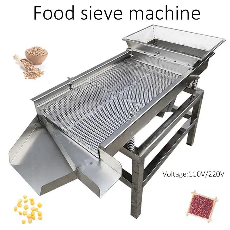 Vibrating Screening Machine Sorting Machine Stainless Steel Grain Vibrating Screen Fully Automatic Separation Equipment Premium
