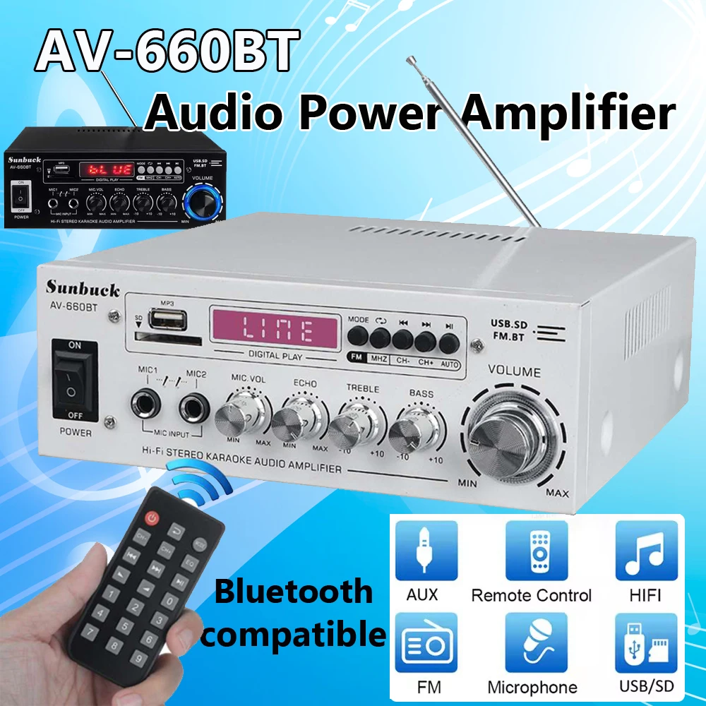 AV-660BT Audio Powe… - image