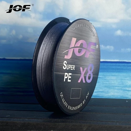 Imagen 1 del producto JOF 150M 300M 500M 8 hebras 20-100LB PE alambre de pesca trenzado multifilamento súper fuerte línea de pesca Japón Multicolor