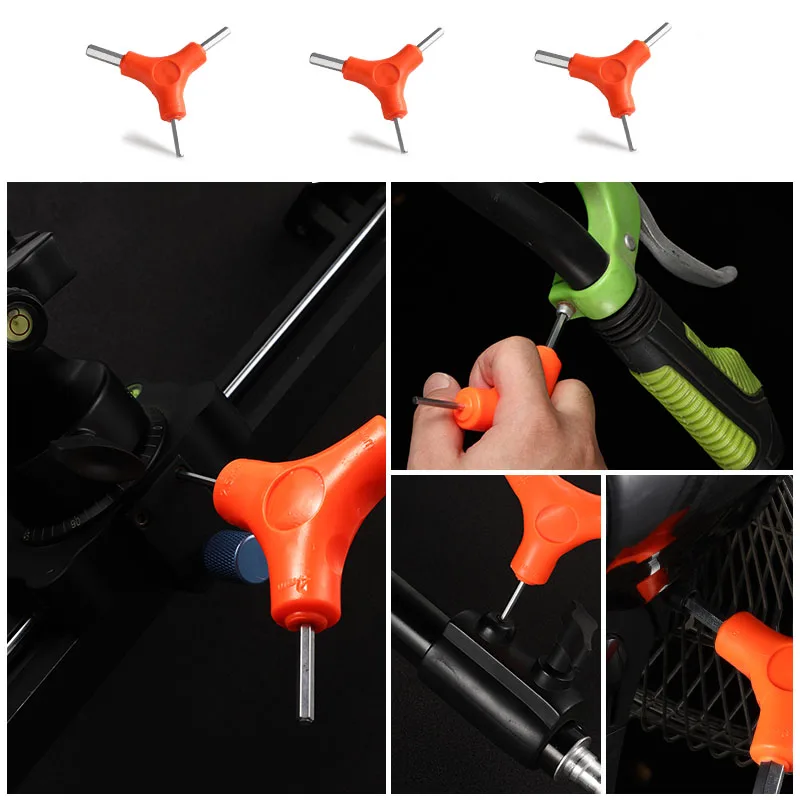 Dreiwege-Dreiecks schlüssel Fahrrad-Sechs kant schlüssel, Fahrrad-Drehmoments chl üssel, Reparatur werkzeuge für Sechs kant schlüssel – Detail 3