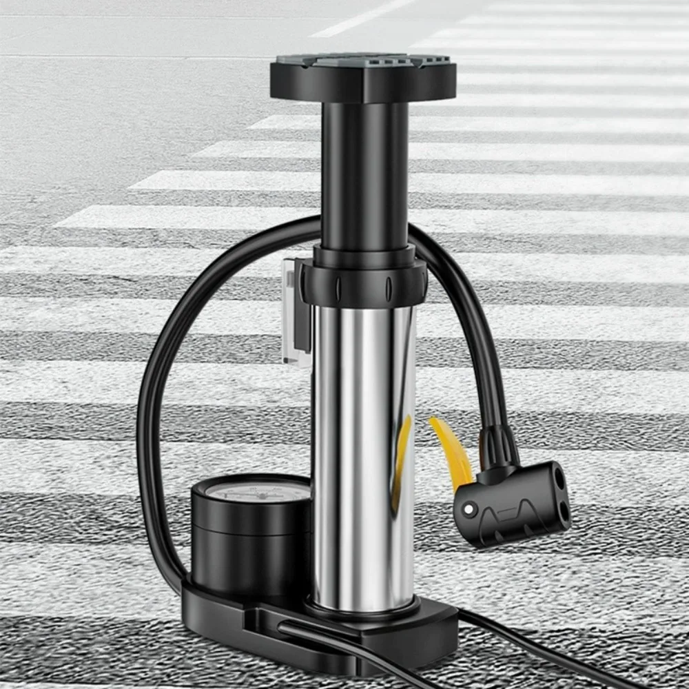 

Pedal Pump Bicycle, Household High-pressure Inflatable Pump, Electric Battery Car, Motorcycle, Portable and Multi-functional
