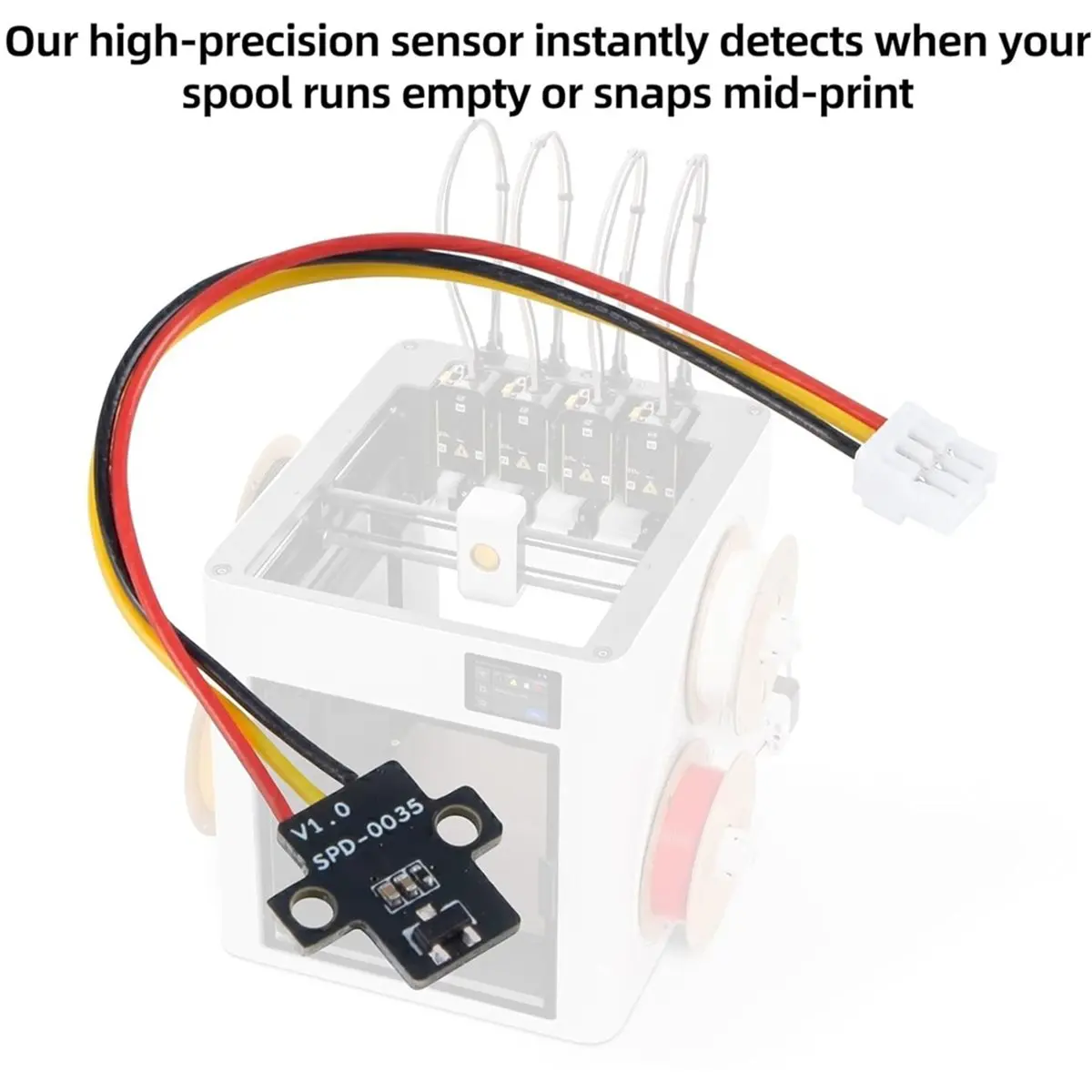 HOUSEHOLD*GOOD 3pcs Replacement of Filament Detection Sensor for -U1: Detector Break PCB Adapter Board with Cable