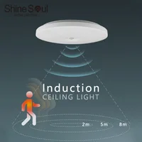 LED Ceiling Light with Motion Sensor Human Infrared Sensing Light Staircase Garage Corridor Warehouse Indoor Lighting Fixtures 3