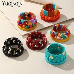 Vintage Bohemia Multilayer Beads Bracelets Bangle Set for Women Men Adjustable Bracelet Charms Girls Party Gifts Female 3Pcs/Set
