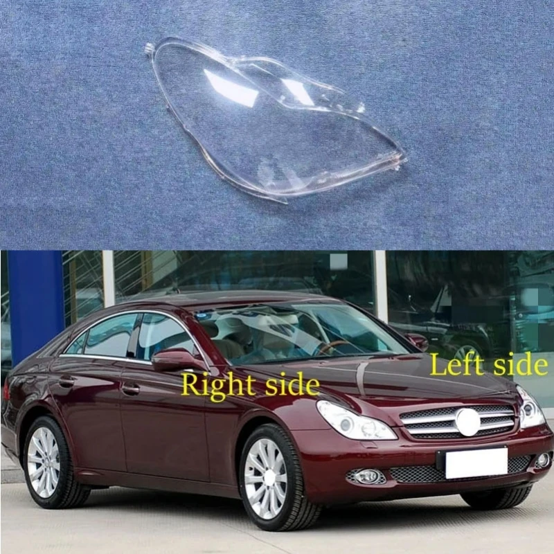

For Mercedes Benz CLS W219 2007 2008 2009 Car Headlight Shell Headlamp Cover Replacement Lamp Shade Headlamp Lens Glass