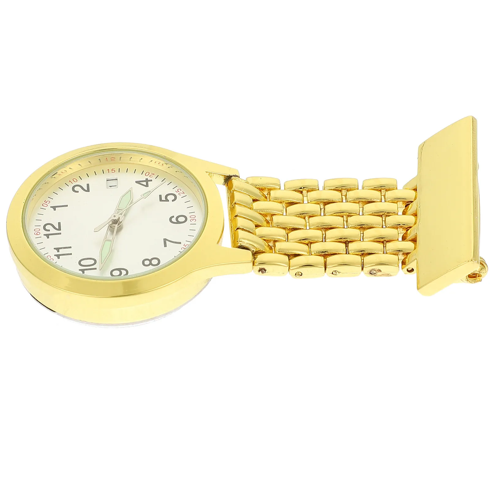 Nurse Pocket Watch Practical and Durable Lapel Watch Clear Time Display Night Luminous Design Convenient to Use