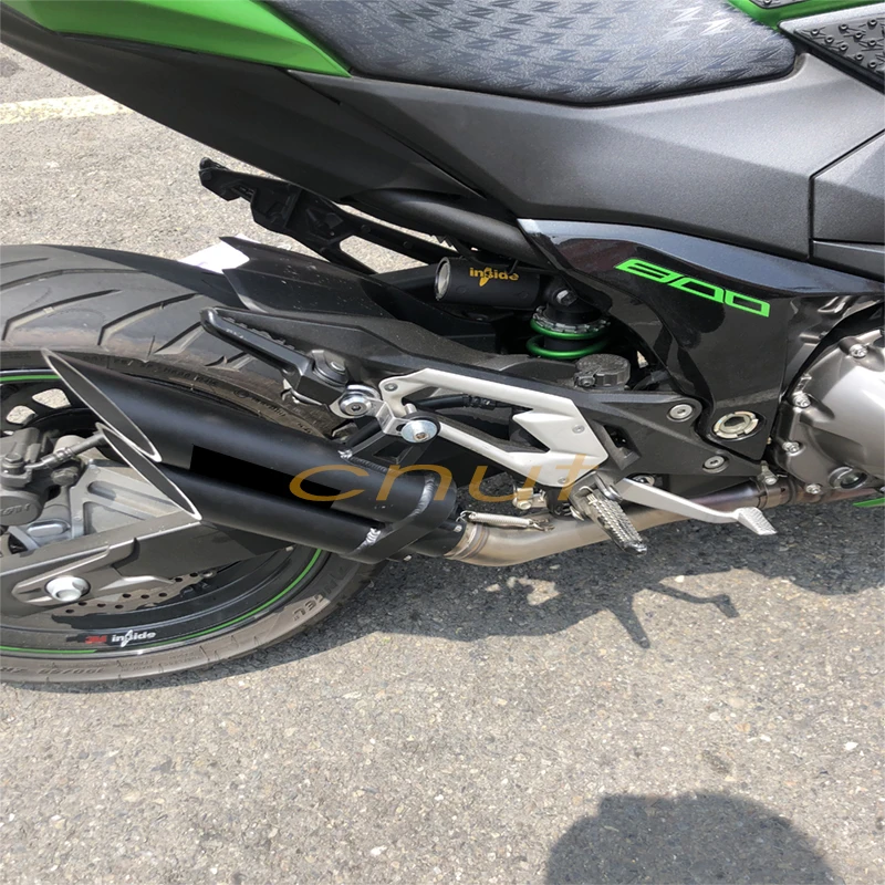 Motorcycle Double Hole Universal Exhaust System Connecting Pipe Yoshimura For ZX6R Msx125 Gsr750 Crf450 Z800 Z750 F900r Xmax300
