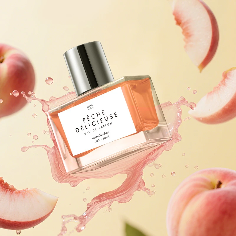 Set de Fragancia Floral Frutal Portátil con Aroma a Rosas, Set de Eau de Parfum Amaderado Natural Premium, Spray Corporal con Fragancia Fresca y Duradera