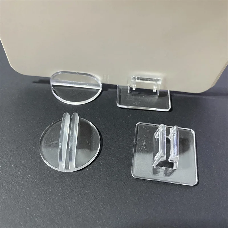 Soporte de plástico transparente de gran tamaño para tarjetas de papel de 2mm, componentes de juegos de mesa, soporte de exhibición de tarjetas,