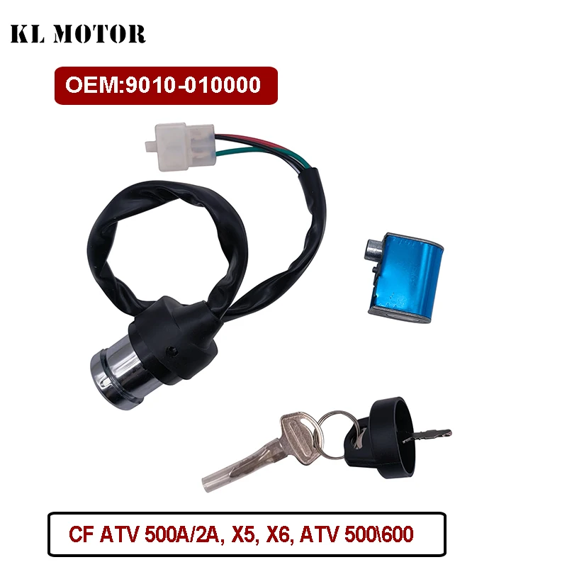 

Motorcycle Ignition Key Switch Lock Ignition Lock for ATV CF500 CF600 500 500CC 600 600CC X5 X6 CF ATV 9010-010000