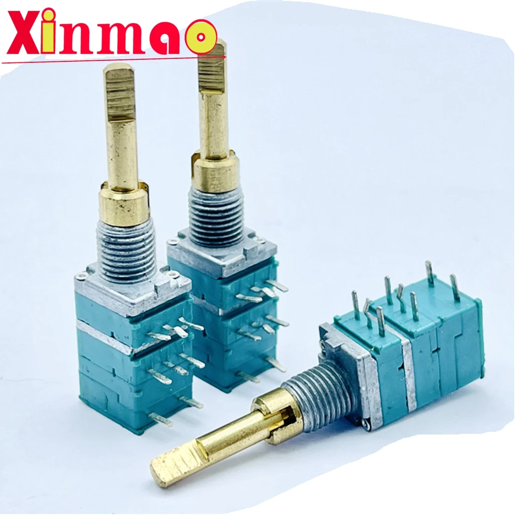 ALPS RK09 Precision Dual Adjustment 36 Position Front D20K Rear B20K with Switch Shaft Length 25mm