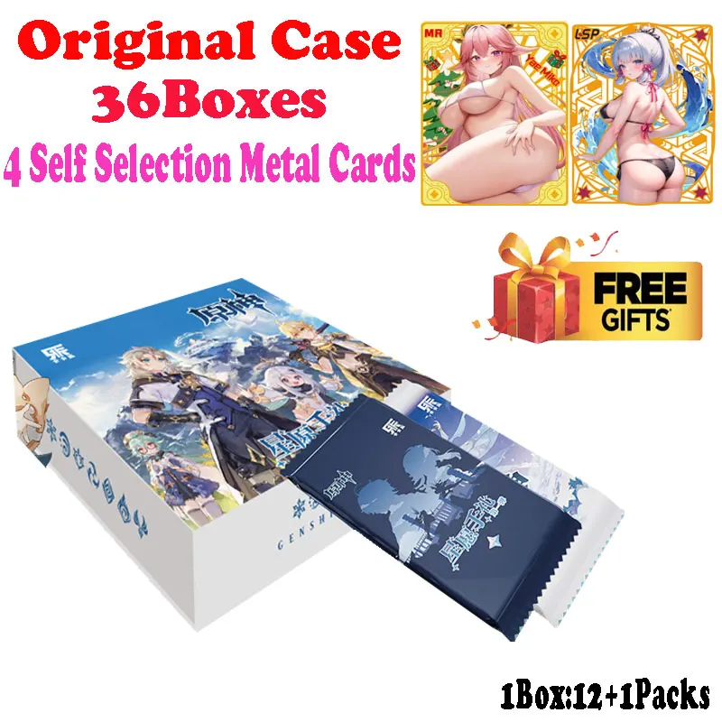 

Wholesale Special Offer Genshin Impact Booster Box Yae Miko Ganyu Kamisato Trading Game CCG TCG Collection Card Hobbies Gift