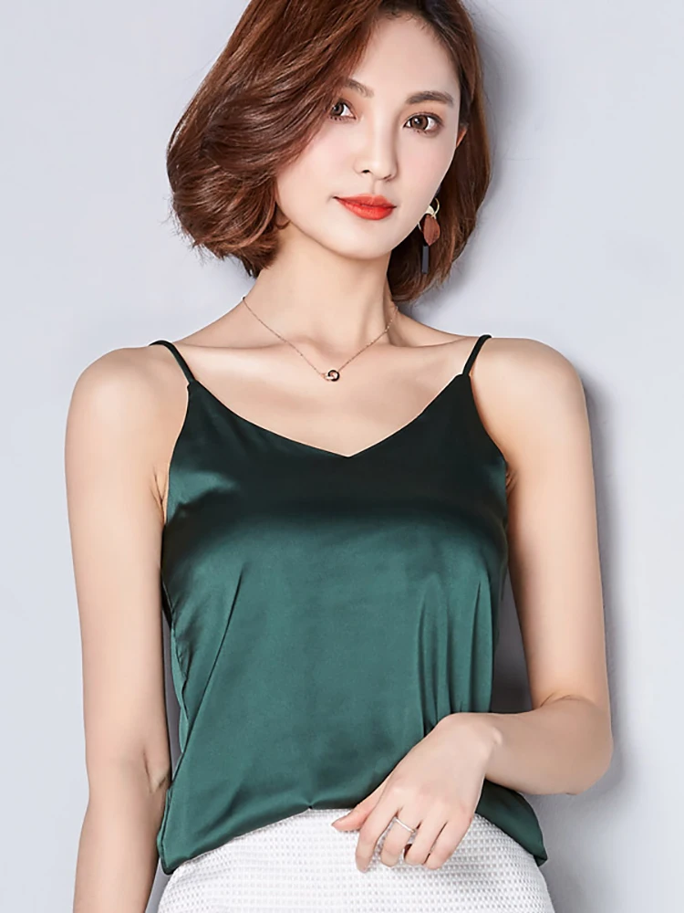 2026 Sommer Sexy Seiden-Crop-Tops Camis Damen Top Ärmellos Nahtlos Sport-Lingerie Tee-BH Bandeau-Top Tank Sling