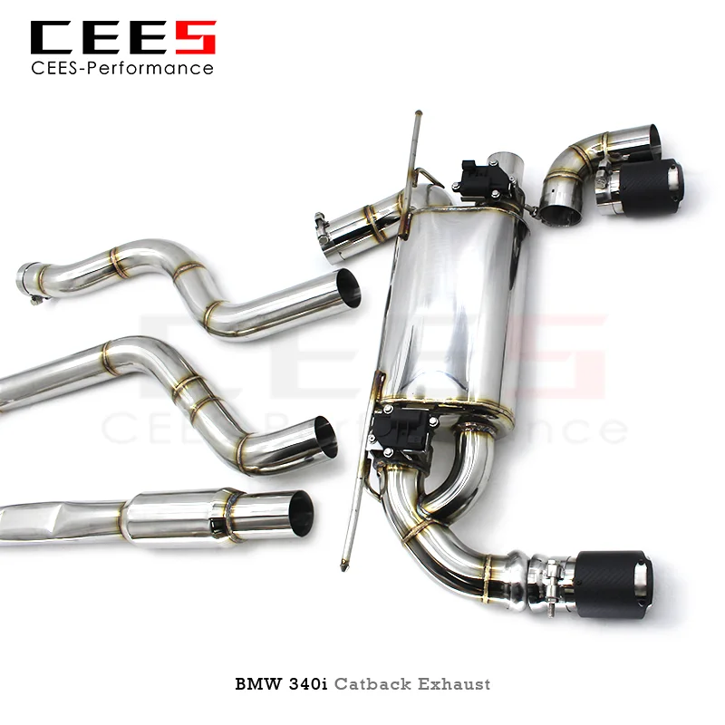 

CEES Catback Exhaust for BMW 340/340i 2.0T 2016-2023 Stainless Steel Valve Exhaust Tuning Performance Control Exhaust System