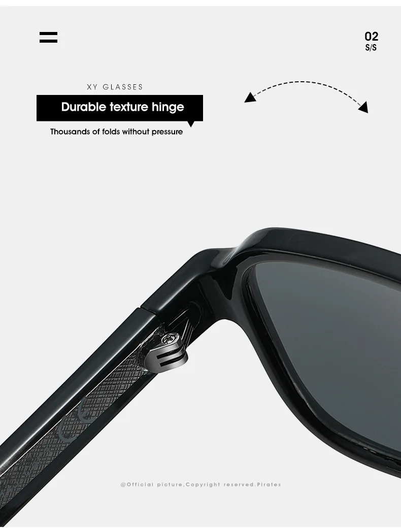 2026 Hochwertige Sonnenbrille für Herren und Damen Quadratische Pilotenbrille Luxuriöser Edelstahlkern Propionsäure UV400 Marken-Gafas Sol Hombre – Detail 14