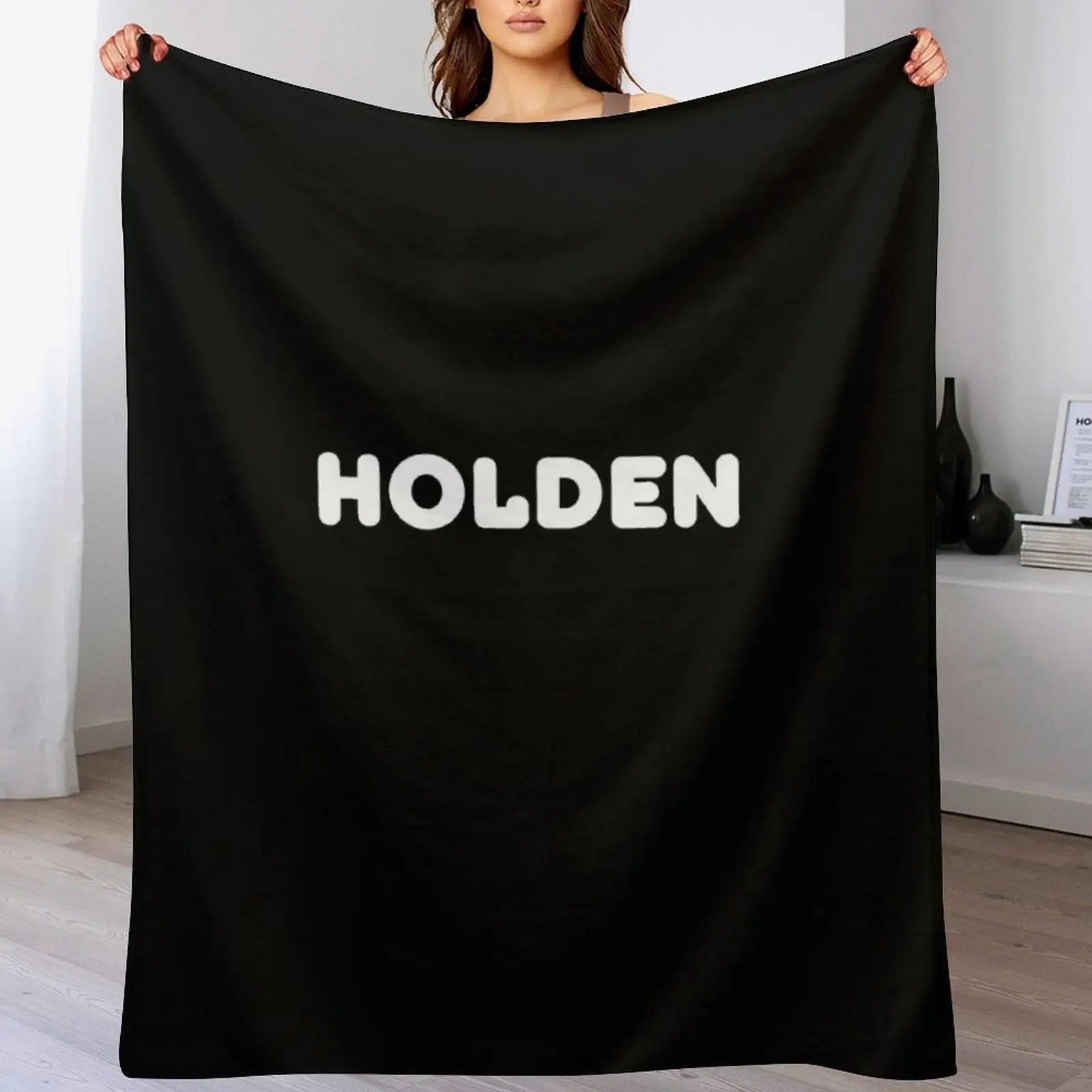 

Holden custom name Holden custo name Holden name Throw Blanket Thermals For Travel Summer Beddings manga Baby Blankets