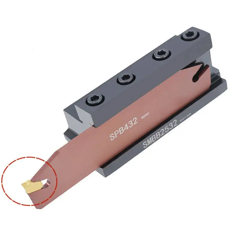 Imagem -03 - Grooving Insert Part Off Carboneto com Fenda Alta Resistência Ferramenta de Torneamento de Alta Qualidade Cnc Sp200 Sp300 Sp400 Sp500 10 Pcs