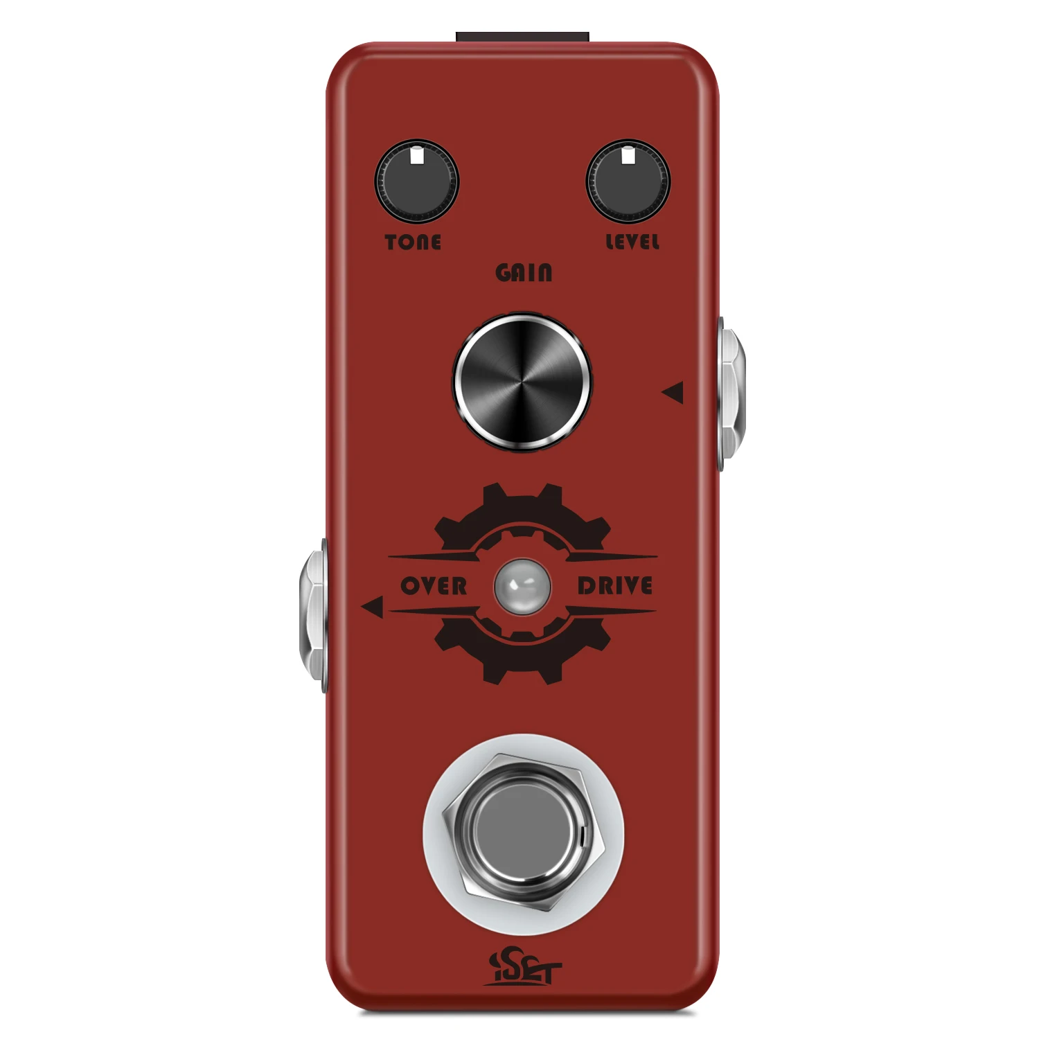 

Iset PD-9 Overdrive Guitar Pedal Gear Mini Single Effect For Electric Guitar Bass True Bypass