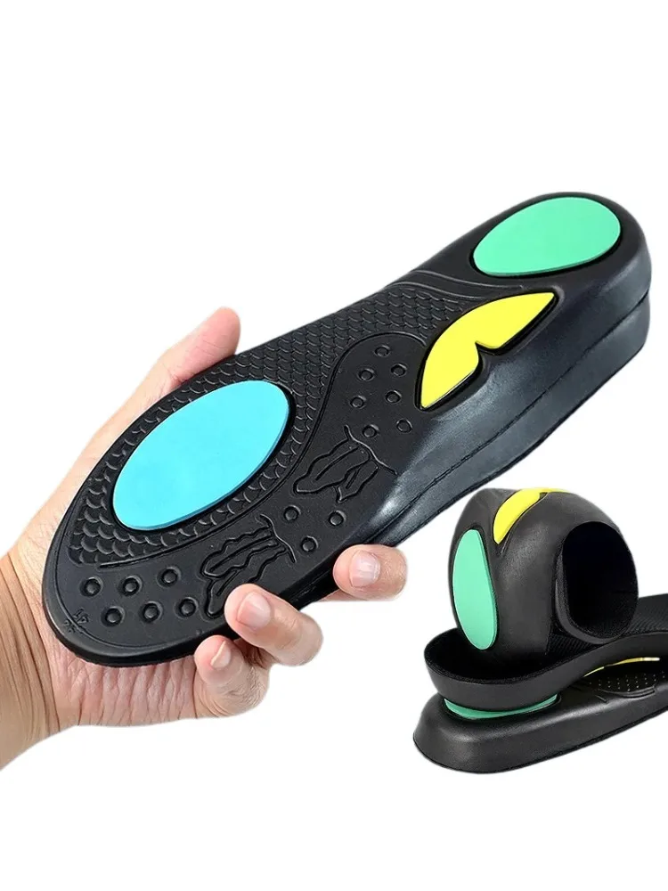 Semelles intérieures de sport absorbant les chocs, soutien de la voûte plantaire, semelles orthopédiques pour chaussures, baskets pour hommes et femmes, semelles de chaussures respirantes et