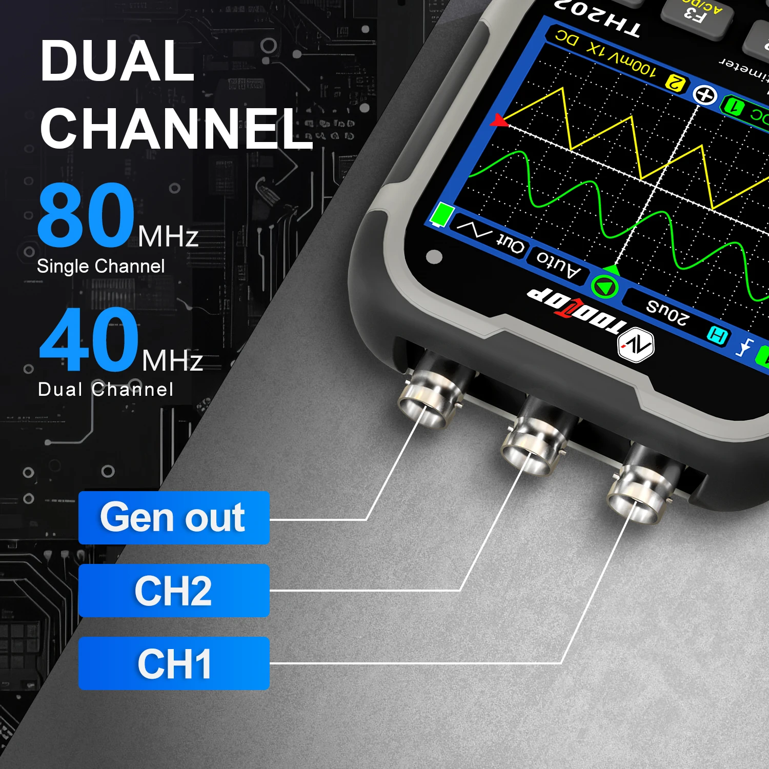 TH202 TH201 ET15S ET14S Thermal Imaging  Oscilloscope Multimeter 4In1 2In1 Portable Digital Tester