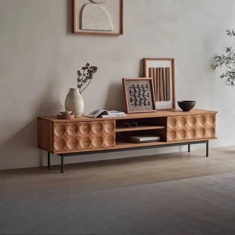 Chinese Vintage Tv Cabinet Decoration Design Wood Nordic Storage Tv Cabinet Apartments Modern Mueble De Tv Furniture For Home