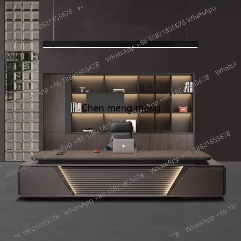 

E136 irregular room decor office desk Large size beauty wooden Save space office desk creative meuble bureau lounge suite furnit