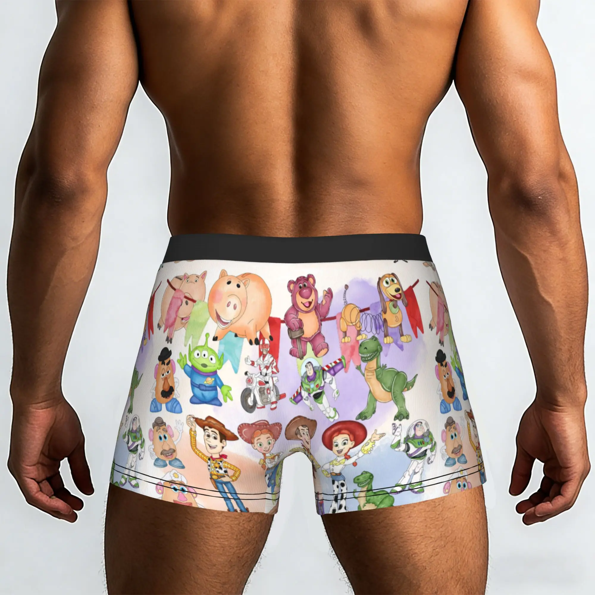 Custom Cool T-Toy Cartoon S-Story Boxers Shorts Panties Male Underpants Stretch  Briefs Underwear