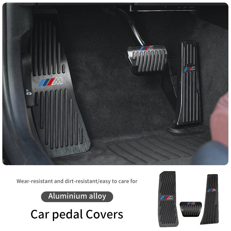 3 шт. автомобильная подставка для ног, тормозной акселератор, накладка на педаль топлива для BMW 3 5 серии F11 F30 F14 F15 F30 F48 G10 G30 G20 G05 X1 X5 X6 X7