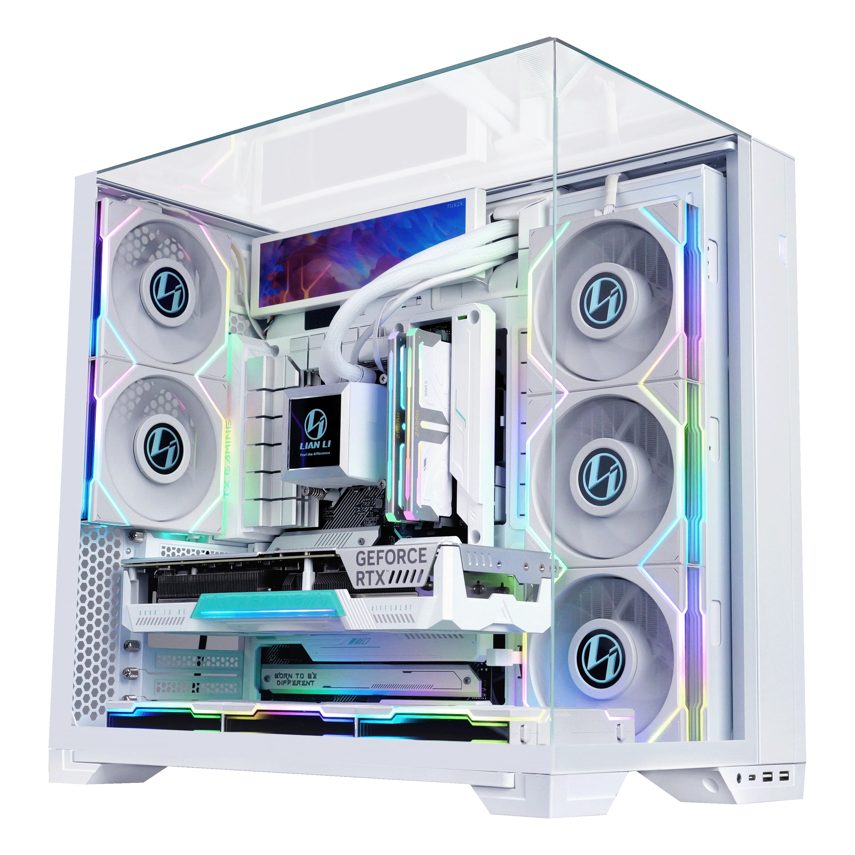 

2025 New Original LIANLI O11 VISION COMPACT ATX Gaming Desktop Case Tower Chassis Support M-ATX/ATX/ITX Board Gaming PC Case
