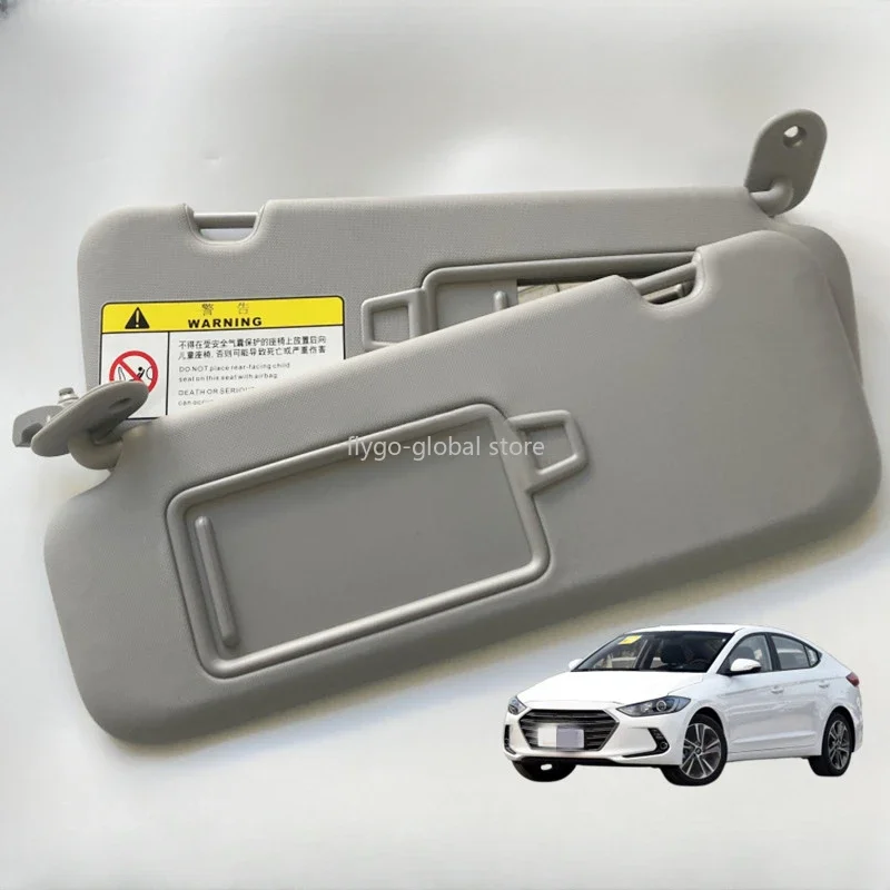 

Подходит для Hyundai Elantra, переднее лобовое стекло, солнцезащитный козырек, перегородка, внутреннее косметическое зеркало, перегородка для основного и пассажирского бокового освещения