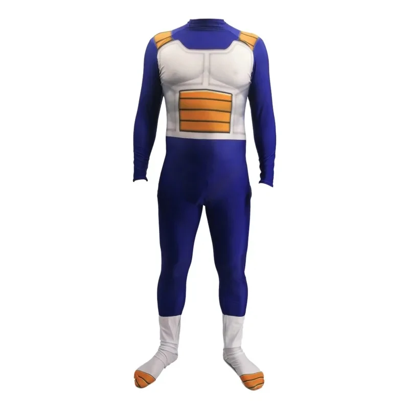 

Костюм-комбинезон CyAnime Vegeta Dragonball Z GUKU для косплея, для взрослых и подростков, супергеройский костюм Vegeta, боди
