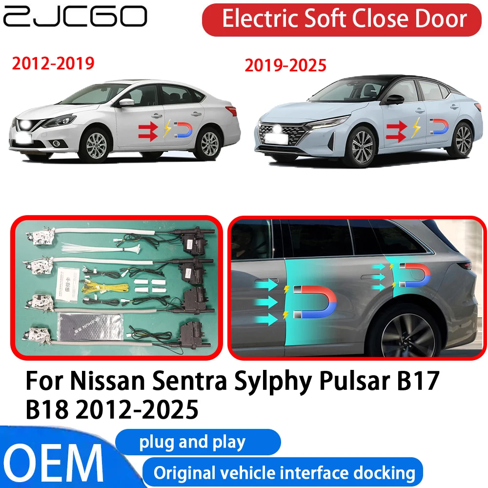 

for Nissan Sentra Sylphy Pulsar B17 B18 2012-2025 Car Automatic Electric Soft Close Door Closer System OEM Plug and Play