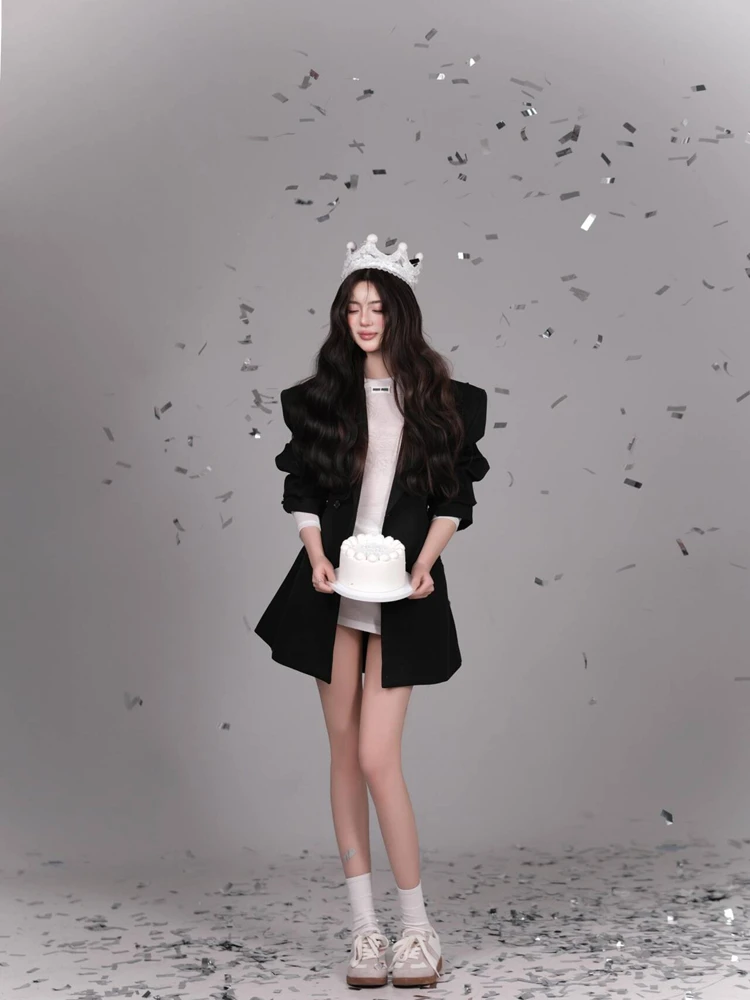 

2026 New Korean Style Fashion High-End Personality Birthday Photo Personal Art Photography Clothing Stage Costume Women's Wear