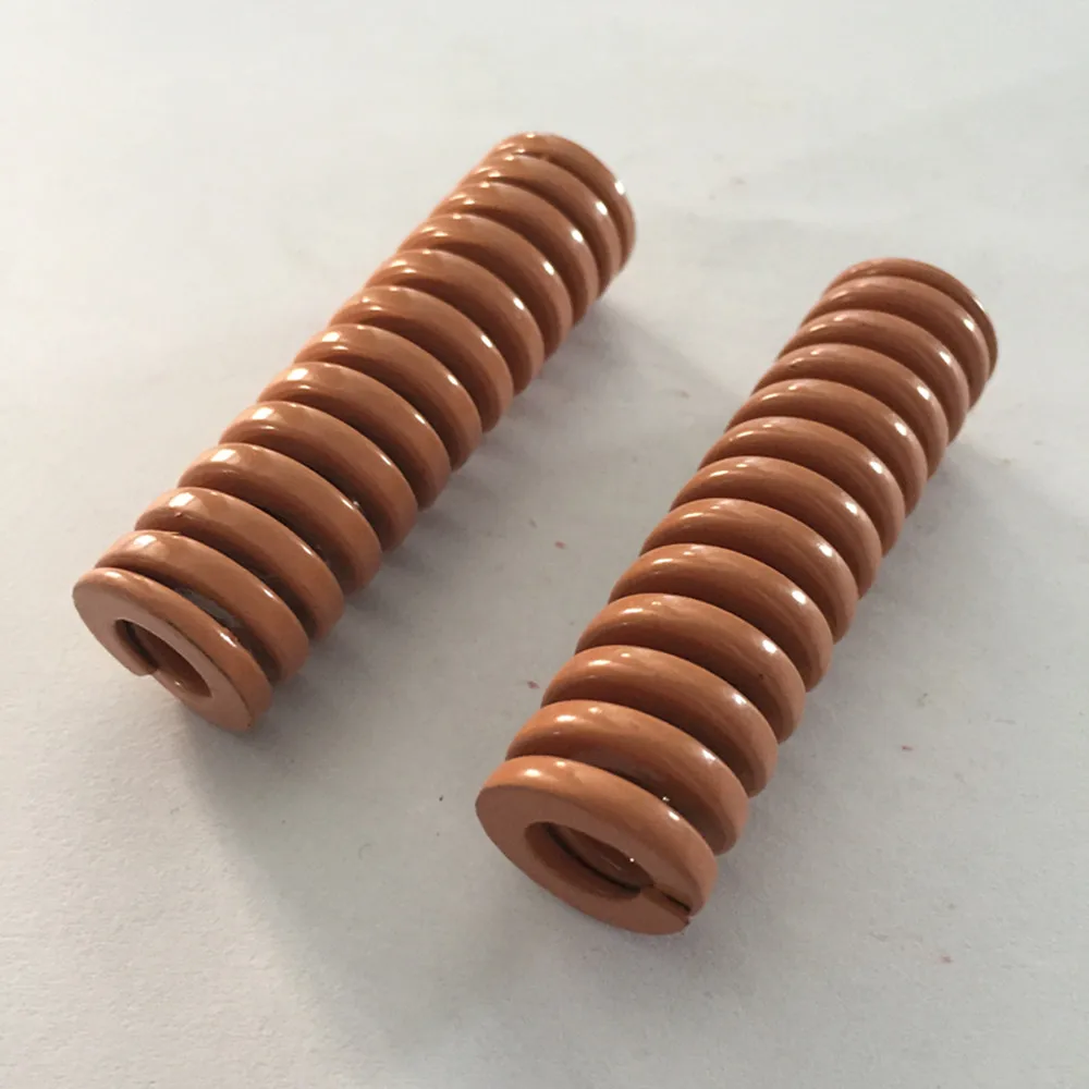 2Pcs Brown Extra Heavy Compression Die Spring 16 x 8 x25/35/55/65/70/80/90/100mm
