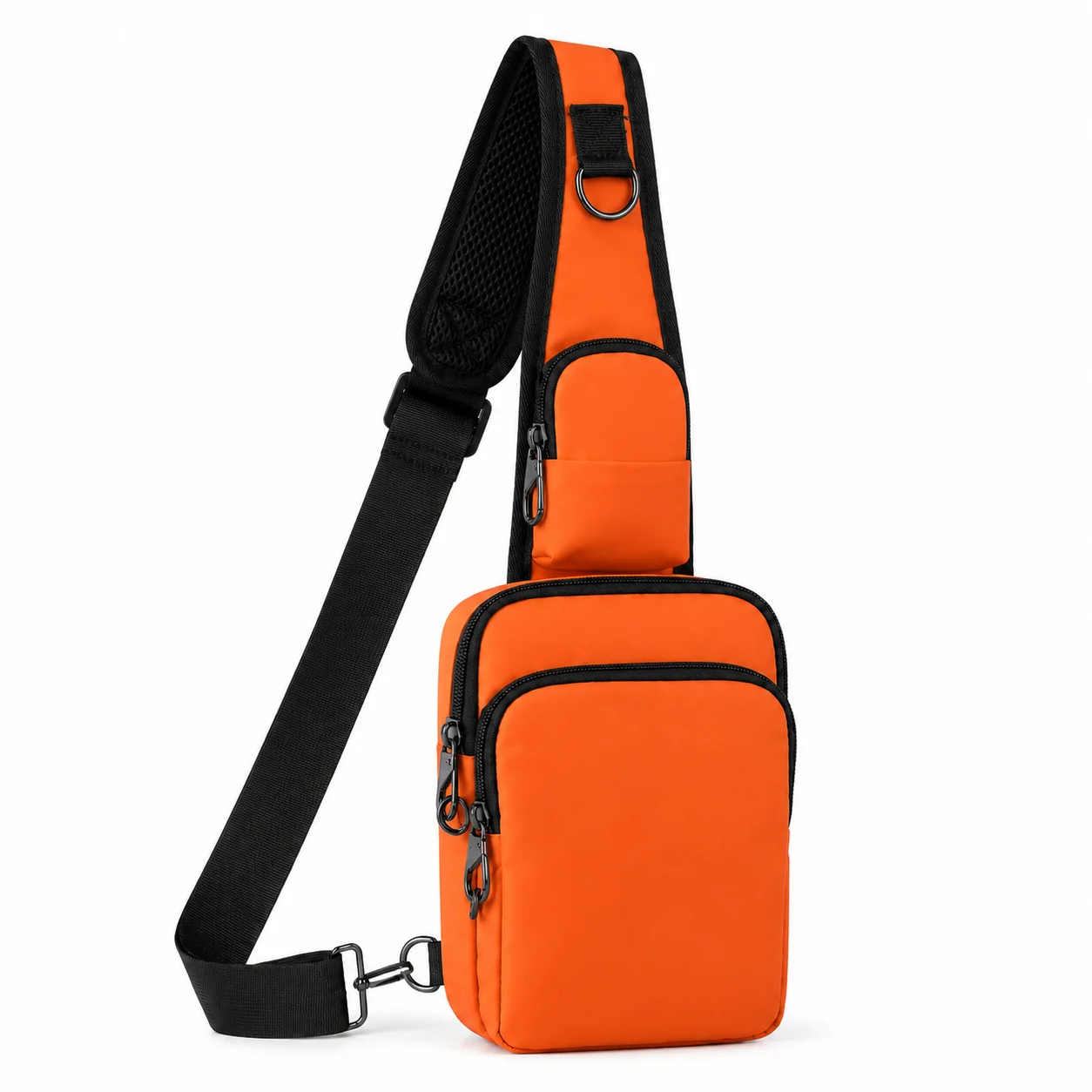 Modische Lässige RFID-Diebstahlschutz-Umhängetasche für Herren, Street-Sport-Brusttasche Einfache Leichte Schultertasche für Pendler
