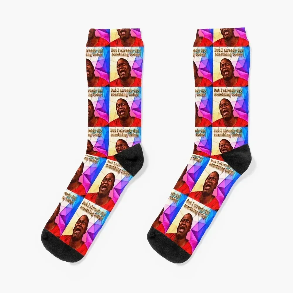 

But I Already Did Something Today! Socks Stockings kids bright garter professional running Socks Male Women's