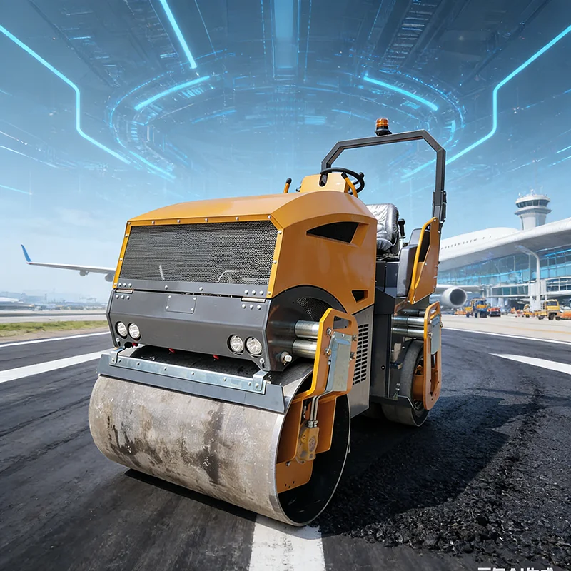 Customized Full Hydraulic Steering Road Roller Double Drum Vibratory Compactor Smooth Operation Road Equipment