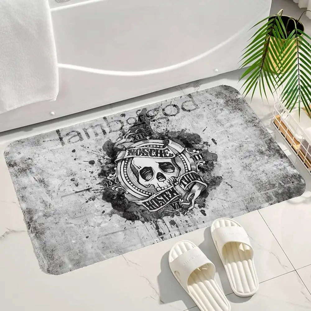 

Rock Lamb Of God Room Mats Retro Multiple Choice Living Room Kitchen Rug Non-Slip Welcome Rug