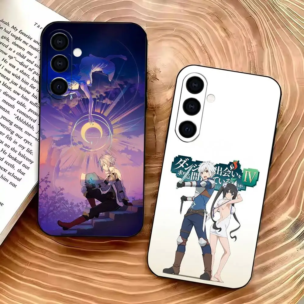 Is It Wrong to Try to Pick Up girl anime Basic Phone Case For Samsung A73 20,21s,22,31,32,52,53,72 Soft Black Shell