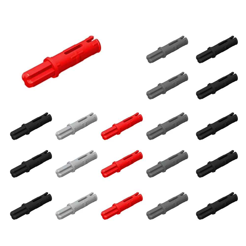 

60pcs 11214 Axle 1L with Pin 2L Bricks Toys For Technical MOC Buildings Blocks Compatible High-Tech Assembled