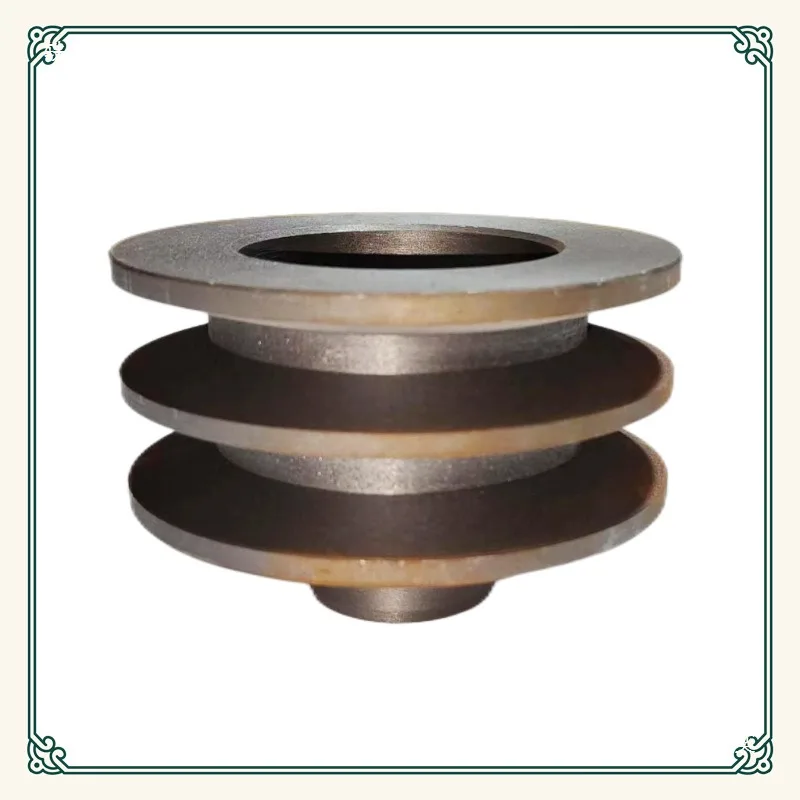 6170/8170 seawater pump pulley, cast iron wear-resistant pulley for ship cooling system, durable and sturdy
