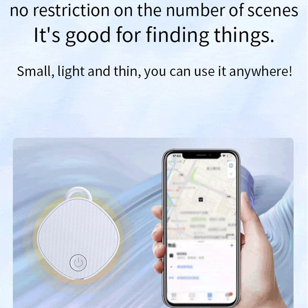 Smart GPS Tracker Wireless Tracker Anti-Lost Alarm Bluetooth-Compatible Phone Stuff Two-way Search Car Key Pet Kids Finder