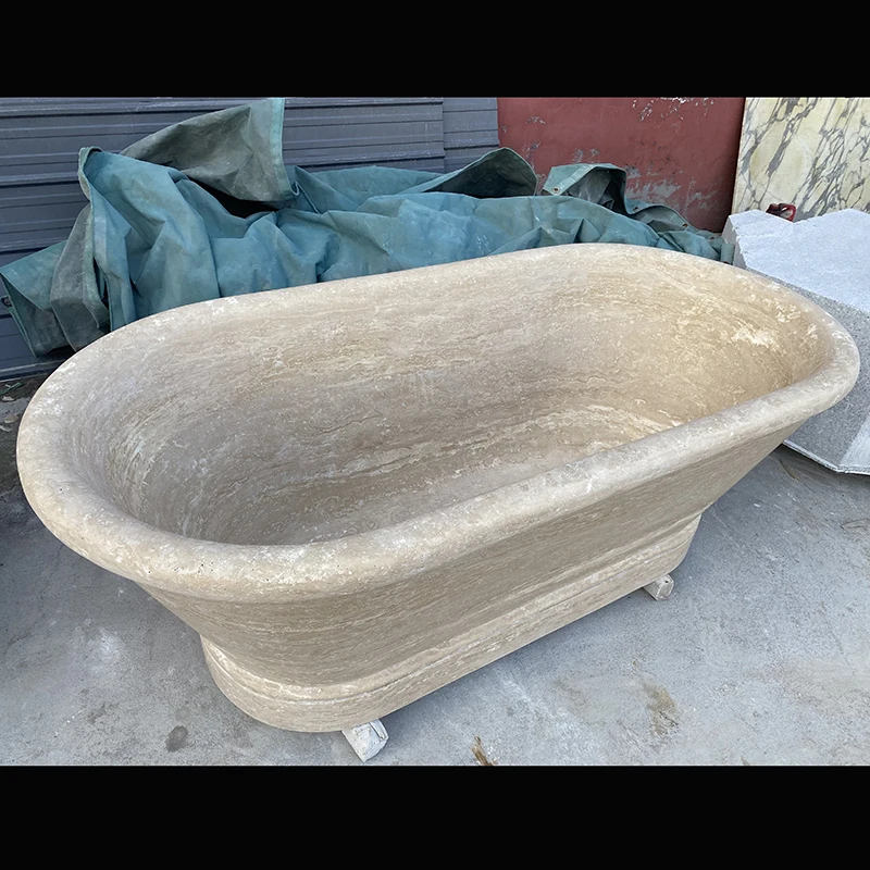 Luxury Stone Baths,Luxury Natural Stone Bathtub For Bathroom Travertine Marble For Sale