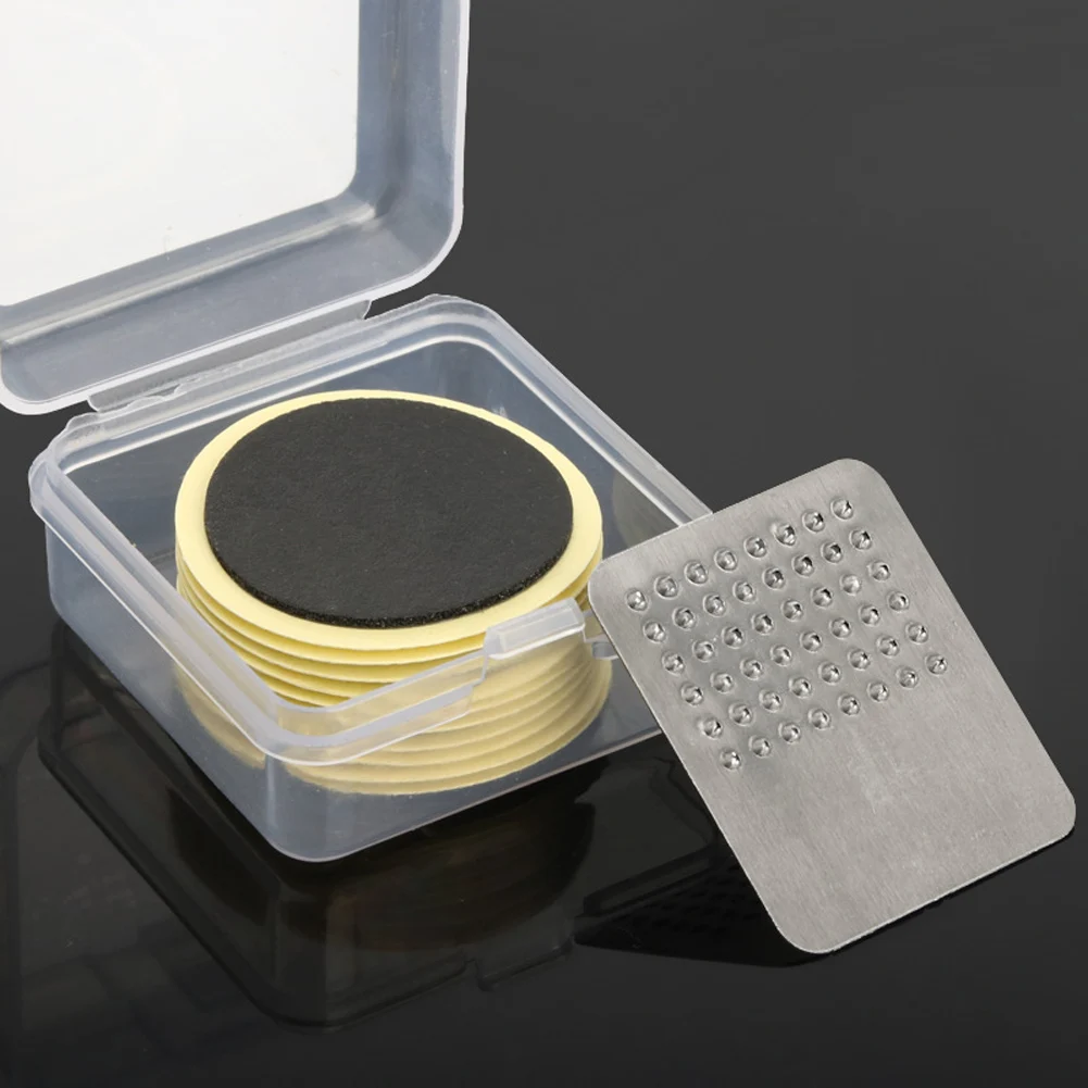 Inner Tube Patches Rubber Bike Repair Tool Tire Repair Pad Bicycle Inner Tire Glueless Chip Patches Repair Kit view 3