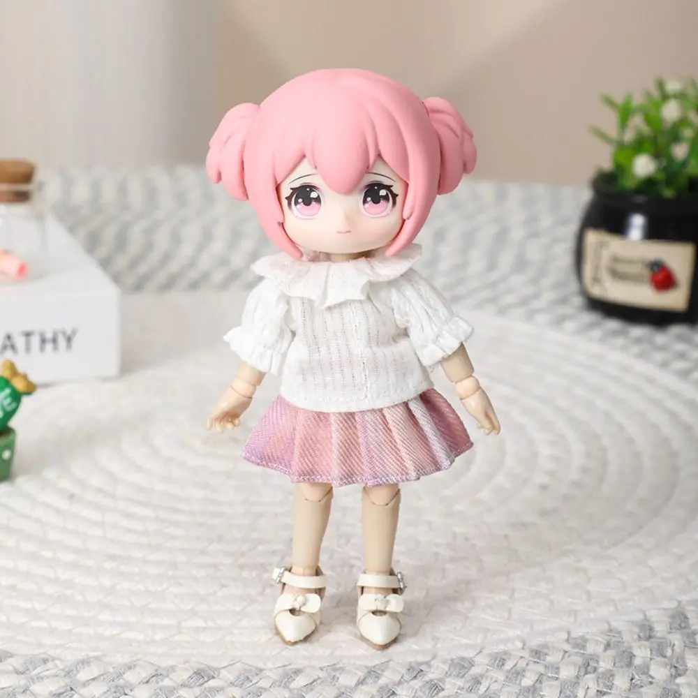 Camiseta de moda para muñecas Bjd, Leggings para muñecas ob11 1/11, ropa para muñecas Bjd, camisetas informales, camisas, accesorios para muñecas, juguetes, 1/12