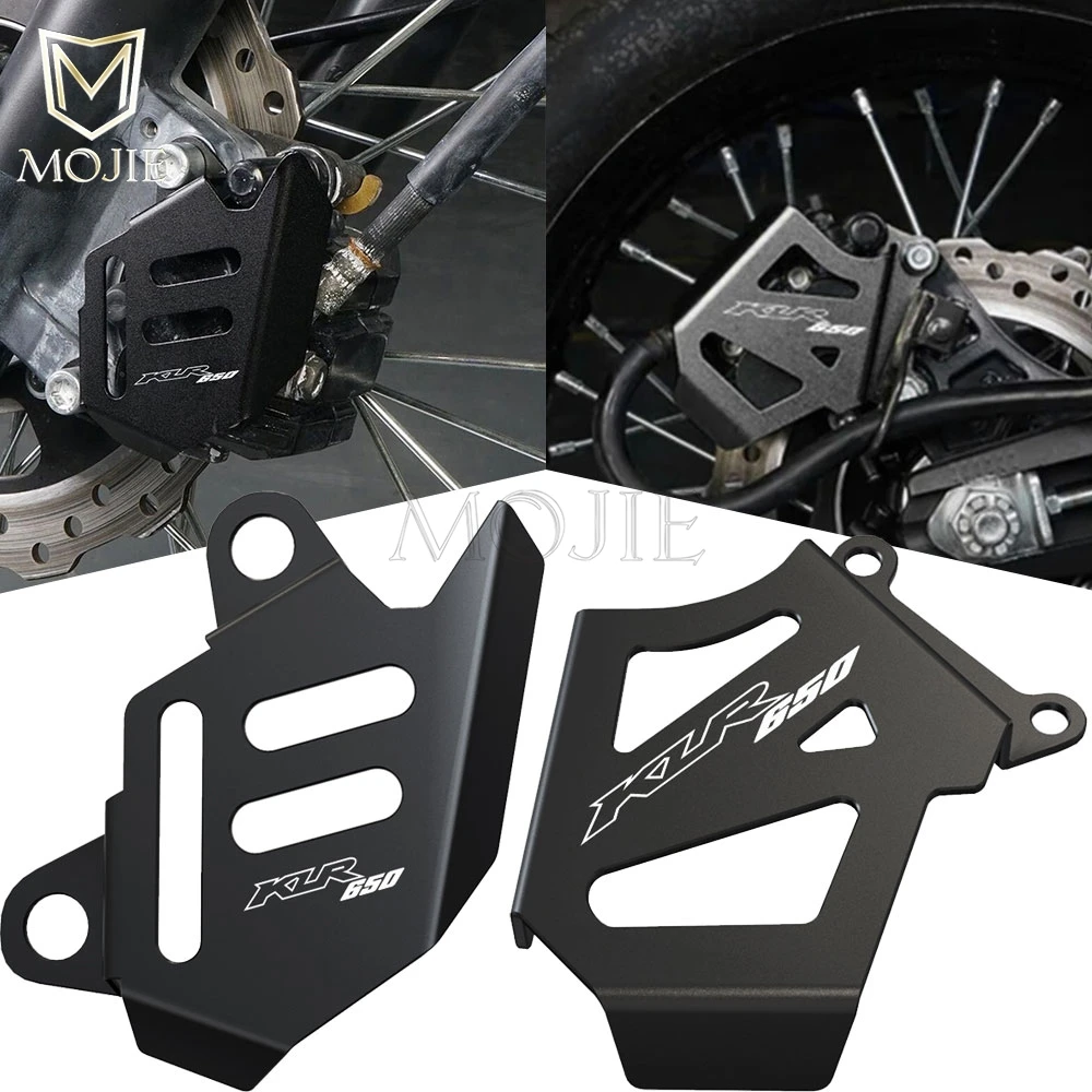 

Motorcycle Front Rear Brake Caliper Guard Protector Cover Plate FOR KAWASAKI KLR650 KLR 650 650E KLR650-E KLR650E 2008-2023 2022