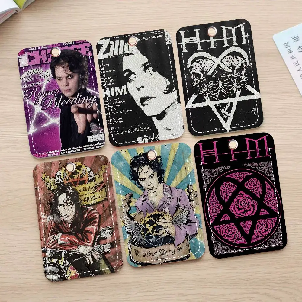 الفرقة الكلاسيكية H-His I-Infernal M-Majesty 1 قطعة INS حامل بطاقة الحرم الجامعي للطلاب الكرتونية الإبداعية لبطاقة الوجبات، بطاقة الحافلة، بطاقة العمل