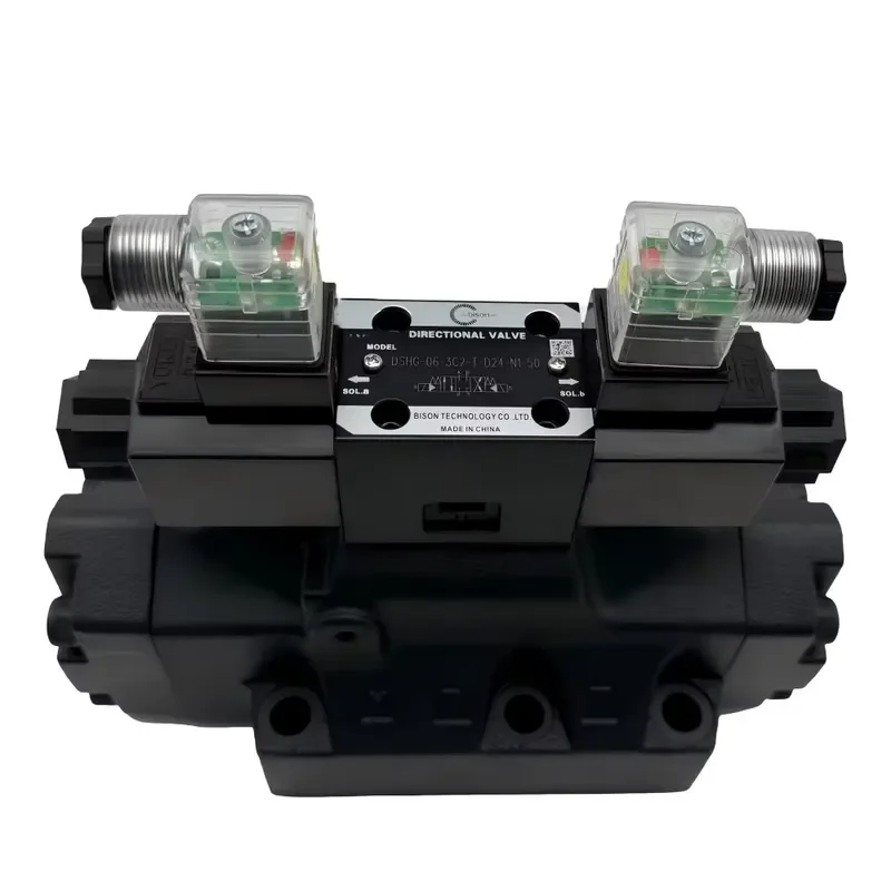 YUKEN Series DSHG-06-3C2-T-D24-N1-50 Hydraulic Valves Solenoid Controlled Pilot Operated Directional Valves
