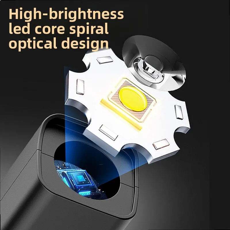 New Earhook Headlamp USB Charging Motion Sensor Bright Work Light Fishing Running Headlight