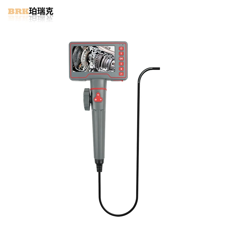 5 Inch IPS Screen Industrial Endoscope Camera PT-60 HD1080P Car Inspection Borescope Waterproof Rigid Autofocus Camera